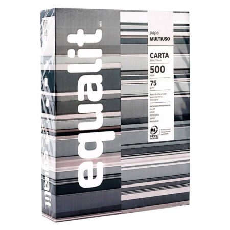Resma Papel Fotocopia Equalit Carta 500 Hojas